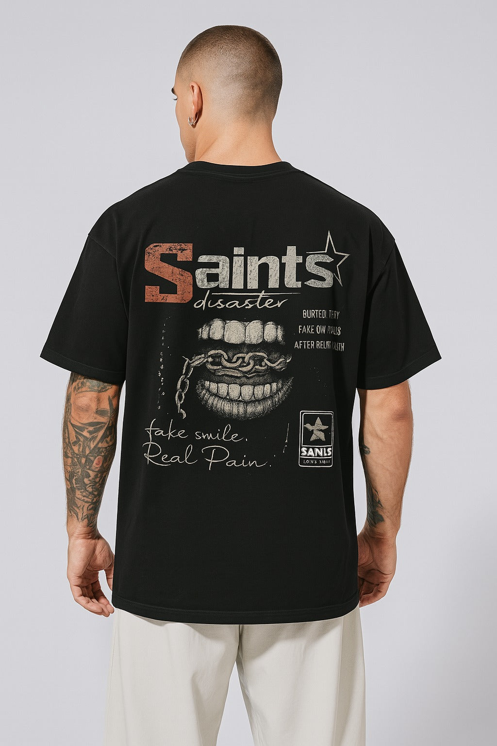SILENT SCREAM OVERSIZED TEE